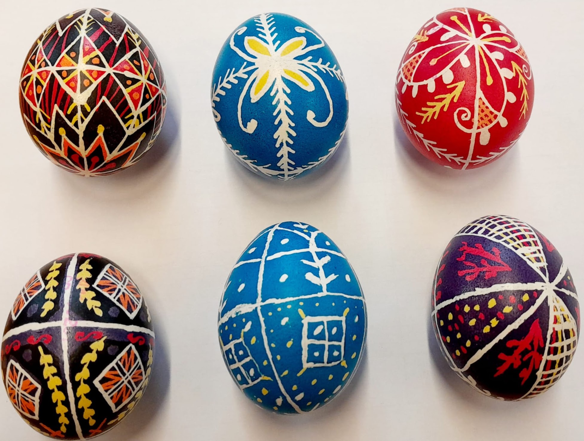 hand crafted decorative eggs